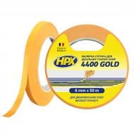 Стрічка малярна HPX 4400 Gold 6 мм x 50 м