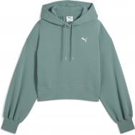 Худи Puma WARDROBE ESS Relaxed Cropped Hoodie TR 62974630 р.L зеленый