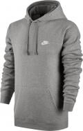 Джемпер Nike M NSW CLUB HOODIE PO BB 804346-063 р. M серый