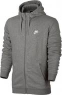 Джемпер Nike M NSW CLUB HOODIE FZ FT 804391-063 р. M серый