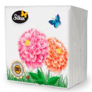 Салфетки столовые Silken Light 24х24 см цвет в ассортименте 100 шт.