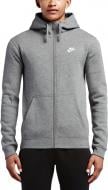 Джемпер Nike M NSW CLUB HOODIE FZ BB 804389-063 р. S сірий