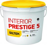 Фарба латексна Siltek INTERIOR PRESTIGE 5 база А мат білий 9 л