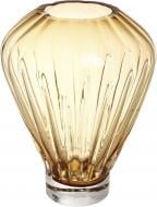 Ваза стеклянная Wrzesniak Glassworks Erato 22 см желтая 17-11031B