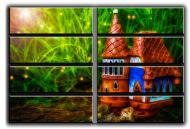 Картина модульная Волшебный замок 254x178 см Hotel Arizona HD 8 HUGE-6302343859-FANT-70x100-GR