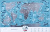 Скретч-карта світу Travel Map Marine World (англ.) 1DEA.me