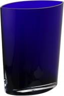 Ваза скляна Wrzesniak Glassworks Curve 19,5 см синя 17-818B