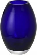 Ваза стеклянная Wrzesniak Glassworks Navy 25 см синяя 17-702H