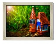 Картина Волшебный замок 41x31 см Hotel Arizona HD 1 SILVER FR-6302343859-FANT-12x1