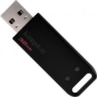 Флеш-память USB Kingston 32 ГБ USB 2.0 black (DT20/32GB)