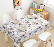 Скатерть ST2505-2 двухслойная 137x100 см с рисунком Даріана