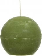 Свеча Рустик шар темно-тепло зеленый Luna Свеча Рустик шар темно-тепло зеленый Luna