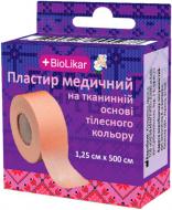 BioLikar Пластырь на тканевой основе телесного цвета в катушке 1,25 х 500 см