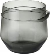 Ваза скляна Wrzesniak Glassworks Stamp 30 см сіра 27-1828B