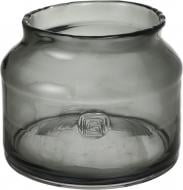 Ваза стеклянная Wrzesniak Glassworks Stemp 21 см серая 27-1700