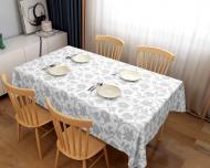 Скатерть ST5216-1 двухслойная 137x100 см с рисунком Даріана