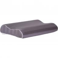 Подушка ортопедическая №7045 Elite Noble stripe Graphite Memory foam MirSon 49x32x10,5 см графит