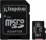 Карта памяти Kingston microSDXC 64 ГБ Class 10 (SDCS2/64GB) Canvas Select+ A1 UHS-I U1