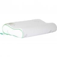 Подушка ортопедическая №7057 Elite Green nature Dorotea Memory foam MirSon 49x32x10,5 см белый с рисунком Подушка ортопедическая №7057 Elite Green nature Dorotea Memory foam MirSon 49x32x10,5 см белый с рисунком