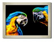 Картина Попугаи 41x31 см Hotel Arizona HD 1 SILVER FR-7542543859-WILD-12x1
