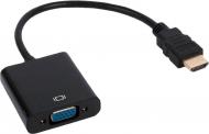 Кабель CHARMOUNT HDMI – VGA 0,2 м черный (H-V02)