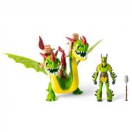 Игровой набор Spin Master Как приручить дракона 3: драконы Барс и Вепрь и всадник Забияка SM66621/4974