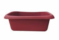 Таз Eurogold прямокутний Roger 340х460 ммх180 мм червоний Delhi Red 15 л