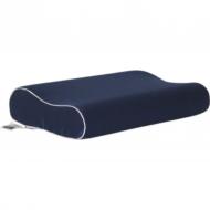 Подушка ортопедическая №7053 Elite Delicate satin Ocean Memory foam MirSon 49x32x10,5 см синий