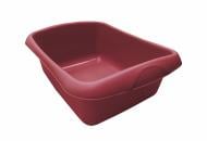 Таз Eurogold прямокутний Roger 310х420х160 мм червоний Delhi Red 10 л