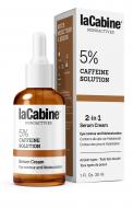 Крем для лица LaCabine LaCabine 5% Caffeine Solution 2 in 1. Увлажняющая крем-сыворотка для контура глаз против отеков и темных кругов, 5% кофеина 30 мл