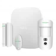 Комплект беспроводной сигнализации Ajax StarterKit Cam HDR White — 2G, Ethernet, фотоверификация тревог белый Комплект беспроводной сигнализации Ajax StarterKit Cam HDR White — 2G, Ethernet, фотоверификация тревог белый