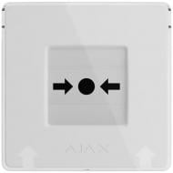 Кнопка тревожная Ajax ManualCallPoint (White) Jeweller с механизмом сброса для активации пожарной тревоги вручную Кнопка тревожная Ajax ManualCallPoint (White) Jeweller с механизмом сброса для активации пожарной тревоги вручную