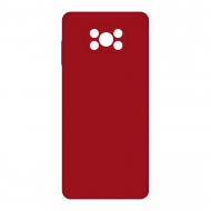 Чехол Intaleo SoftShell красный для Xiaomi Poco X3 Pro
