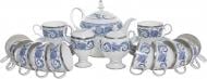 Сервиз чайный Noritake Sonet Blue 27 предметов на 12 персон