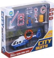 Игрушечный набор Shantou Полицейский вертолет City suits фрикционны OTB0585332