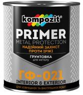 Ґрунтовка Kompozit ГФ-021 білий мат 2,8 кг