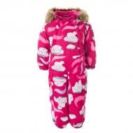 Комбинезон для девочек HUPPA Keira фуксия с принтом р.68 31920030-13263-068