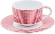 Чашка с блюдцем DPL Smart Red 240 мл