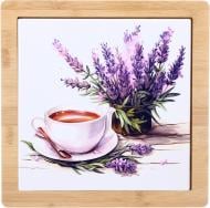 Подставка под горячее Flamberg Lavender 24x24 см керамика/бамбук