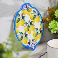 Подставка под горячее Flamberg Lemons 21,5x15 см керамика