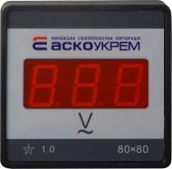 Вольтметр Аско-Укрем 80-500В 80х80 ЦВ-8 LB