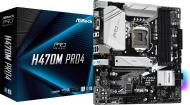 Материнська плата ASRock H470M Pro4 (Socket 1200, Intel H470, mirco ATX)