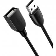 Кабель CableTime USB 2.0 AM — AF 3 м black (CA915163)