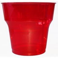 Склянка Weekend стеклоподобний червоний 200 мл 6 шт.