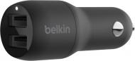 Автомобільний зарядний пристрій Belkin Car Charger 24W Dual USB-A black