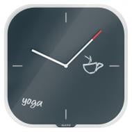 Годинник настінний зі скляним циферблатом Cosy 30x30 см сірий 9017-00-89 Leitz