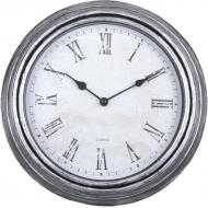 Часы настенные 30 см голубовато-серый, пластик, стекло XINYINGXI 8756