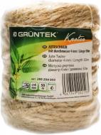 Шпагат Gruntek джутовый 4 мм 50 м крафт 0,3 кг