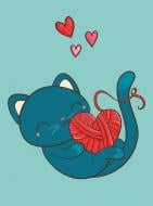 Картина Котик 27x39 см Posterclub