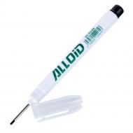 Маркер будівельний з довгим носиком чорний Alloid 1 шт. BM-4502BK